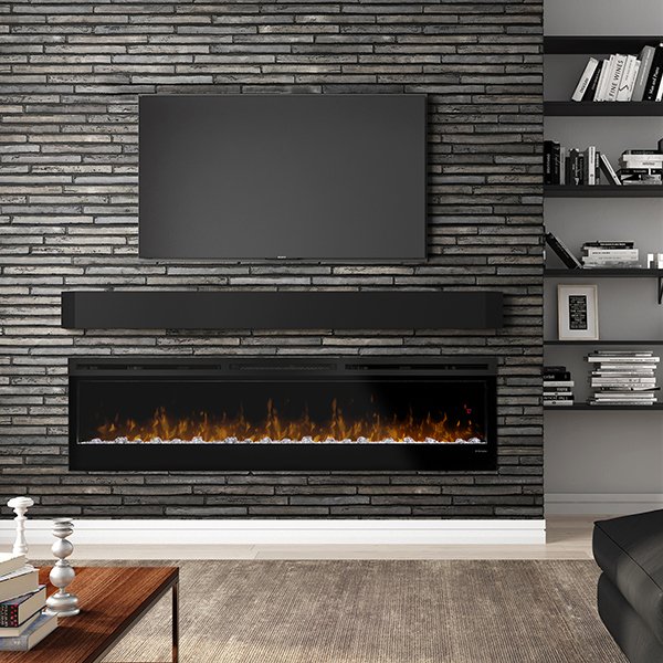 Prism Linear Electric Fireplace 74"