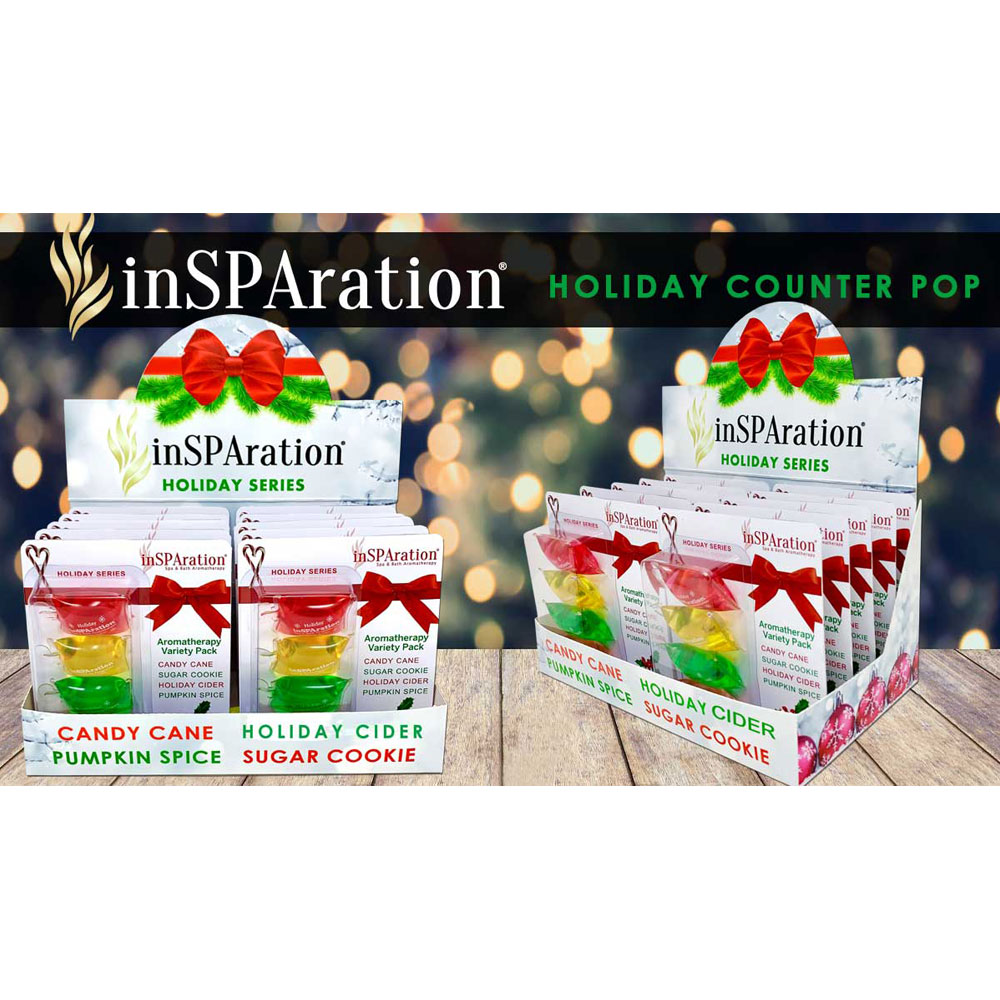 Holiday Series 1/2oz Blister Counter POP Kit