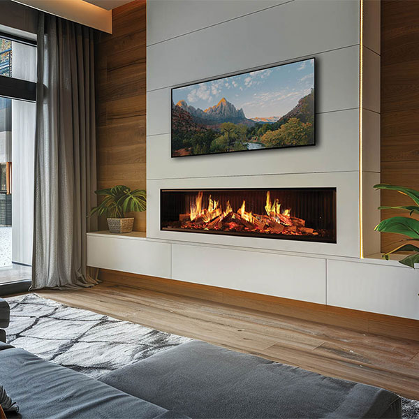 71" GreenSmart Electric Fireplace
